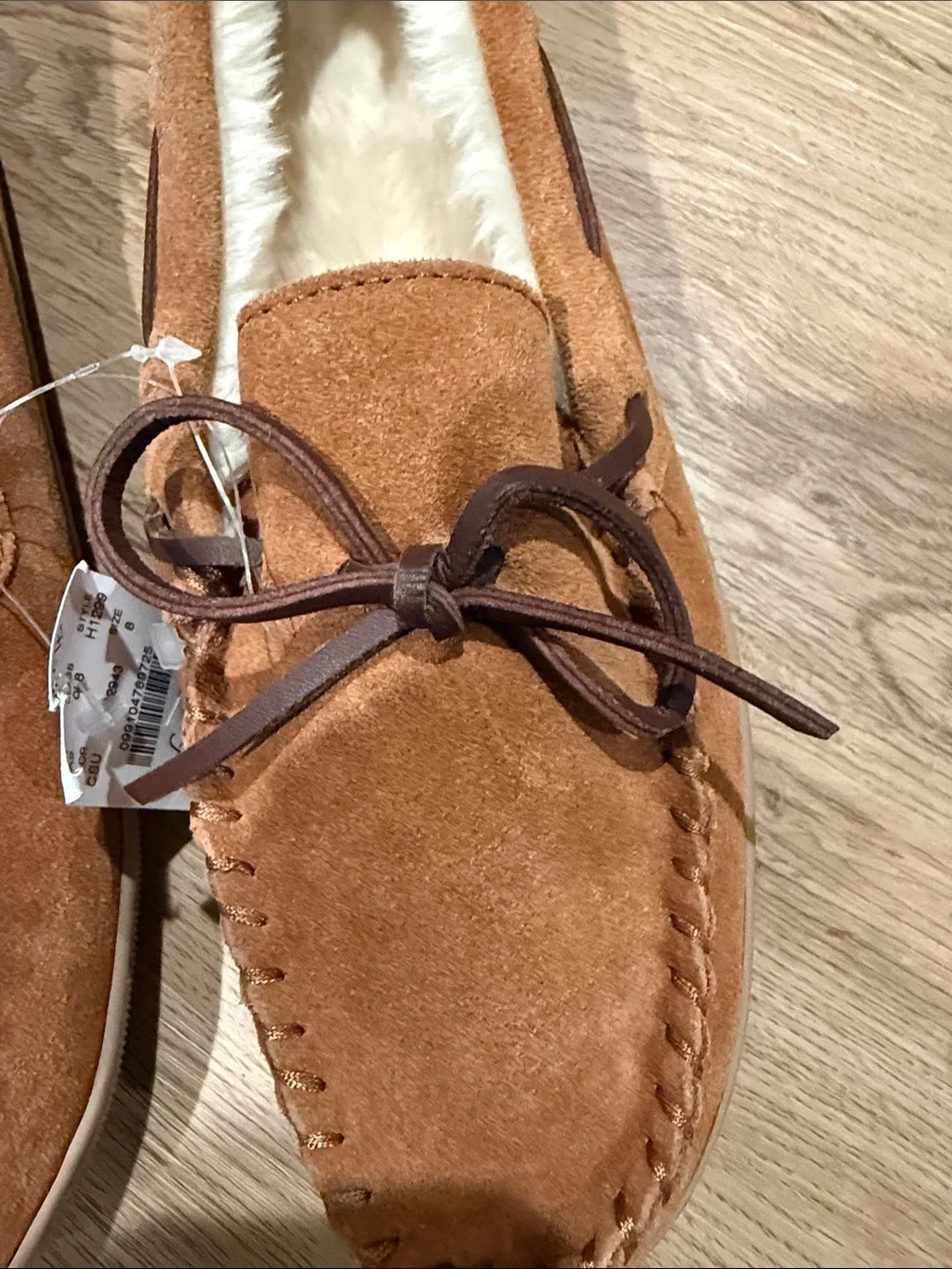 NWT J. Crew shearling moccasins